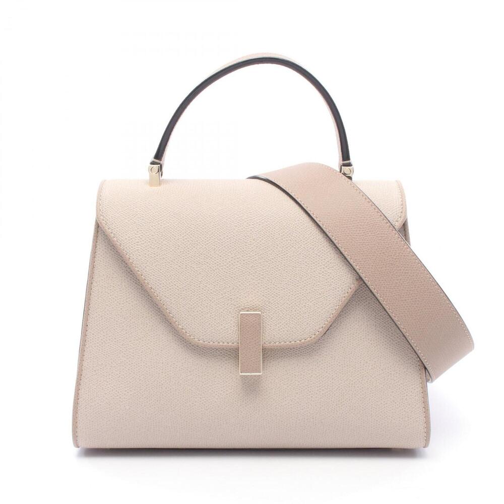 Valextra Medium Iside 2-Way Handbag, Leather, Women's, Pink